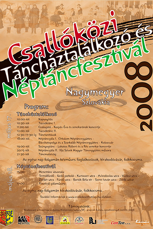 Csallóközi Táncháztalálkozó és Néptáncfesztivál 2008 - program